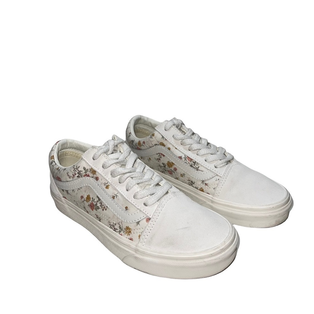 Vans Floral Woman Shoes Size 6